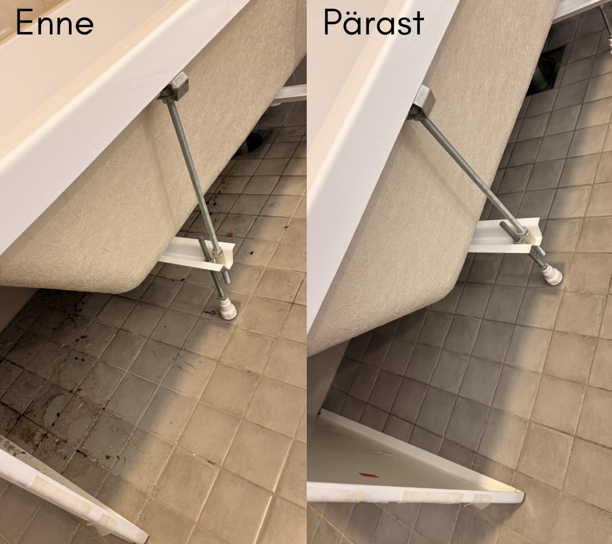 Koristusteenus enne ja pärast — Lumix Clean Tartu