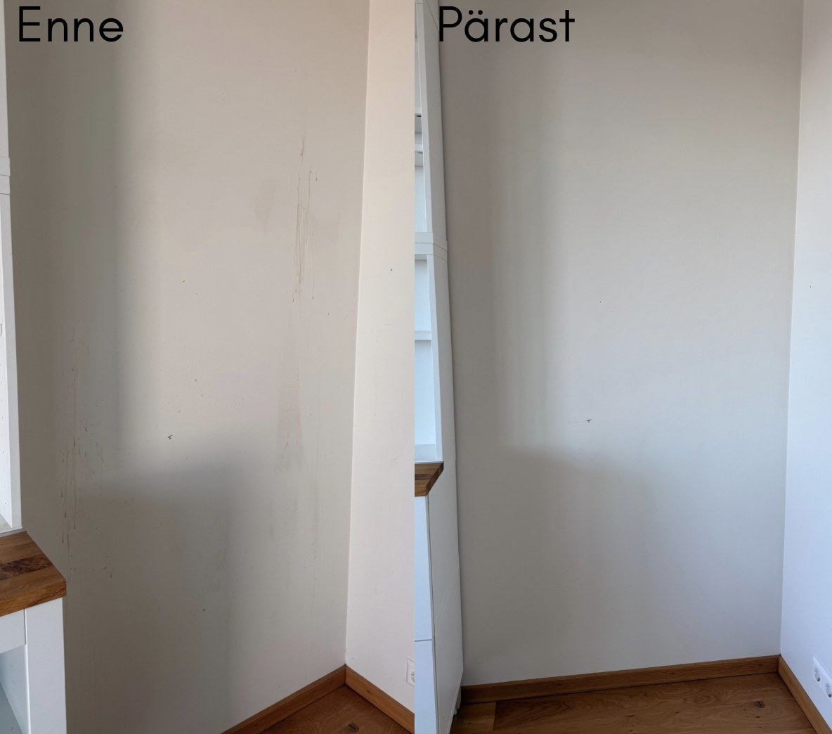 Koristusteenus enne ja pärast — Lumix Clean Tartu